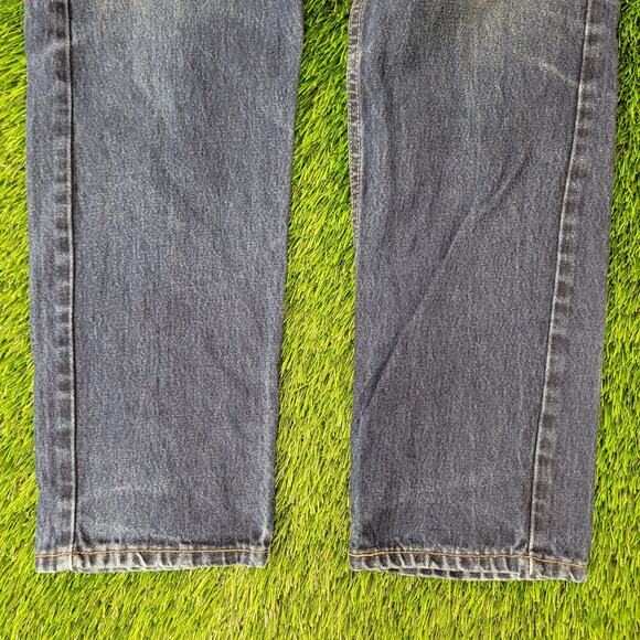 LEVIS 505 Jeans 34x29 Faded Stonewash Whiskered - Picture 15 of 16
